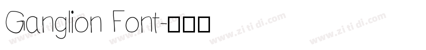 Ganglion Font字体转换